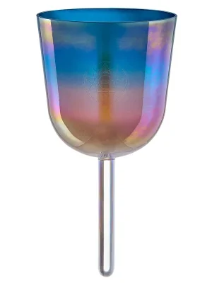 Sonderpreis | Meinl Sonic Energy 4,5" Essence Solfeggio Crystal Singing Bowl Mi 528 Hz, Sunrise Blue