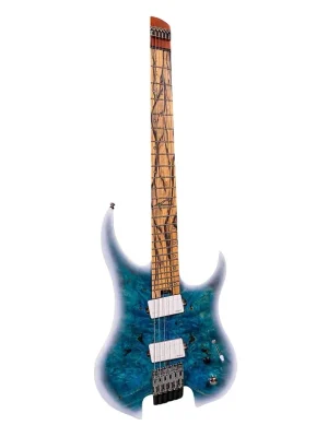 Legator Ghost Overdrive 6-string Multiscale Headless E-Gitarre Arctic Burst | Kundenliebling