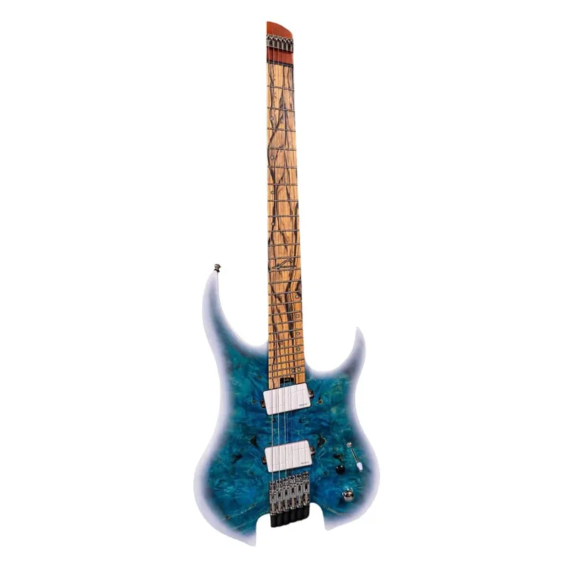 Legator Ghost Overdrive 6-string Multiscale Headless E-Gitarre Arctic Burst | Kundenliebling