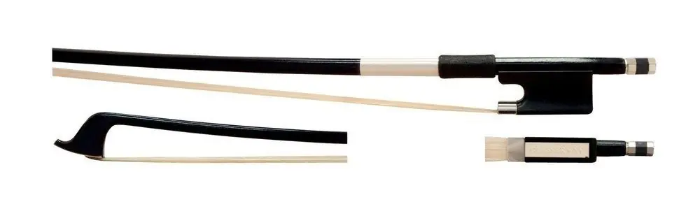 GEWA Cellobogen 3/4 Fiberglas Schulbogen, runde Stange, Cello - Expresslieferung