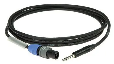 Deal - Klotz Boxenkabel SC1-SP02SW Speakerkabel 2 Meter 6,3mm Klinke/Speakon, 1,5mm²
