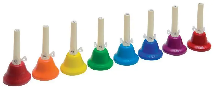 Angebot | Goldon 33880 bunte Handglocken für musikalische Früherziehung