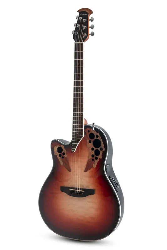 Kundenfavorit | Ovation Celibrity Elite Plus CE44LX-1R-G Rubyburst Lefthand