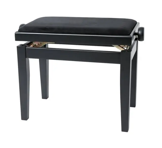 Pianobank Deluxe schwarz matt - Neu eingetroffen