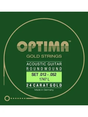 Optima 1747L Saitensatz 24 Karat Gold .012-.052 | Gleich bestellen