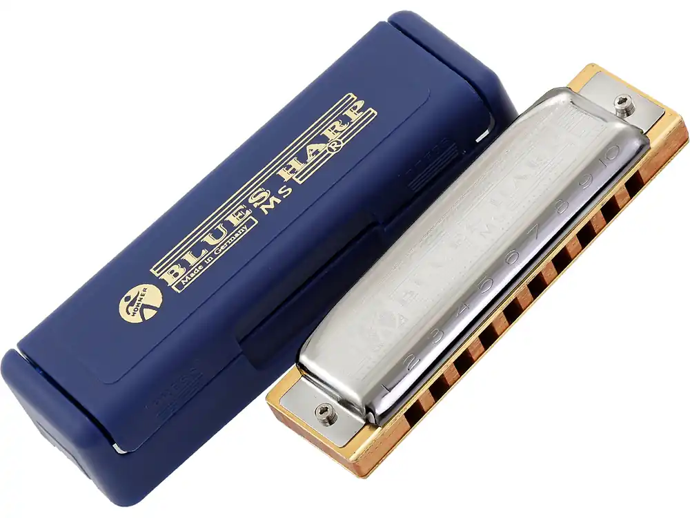 Premium-Qualität - Hohner Blues Harp Mundharmonika MS E-Dur