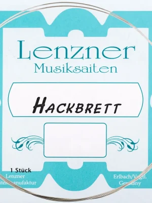 Lenzner 6. a´´ Hackbrettsaite Silberstahl - Neu im Sortiment