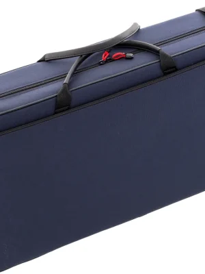 Einfache Rückgabe | bam 2006SM Doppeletui Viola-Violine marineblau