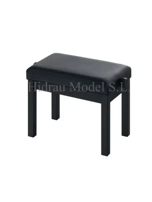 Kundenfavorit | Hidrau Model Klavierbank Modell X30 Schwarz matt Skai Schwarz