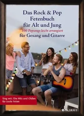 Abverkauf | Das Rock & Pop Fetenbuch für Alt und Jung 100 Popsongs leicht arrangiert für Gesang und Gitarre